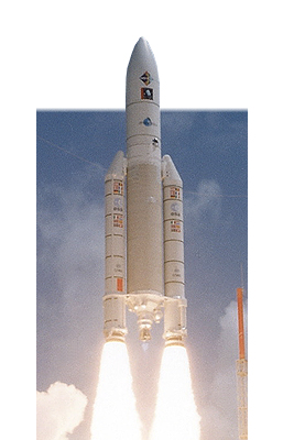 AR32LB FDC KOUROU "ARIANE 3 Rocket Flight 19 AUSSAT K3 & ECS 4" 1987 